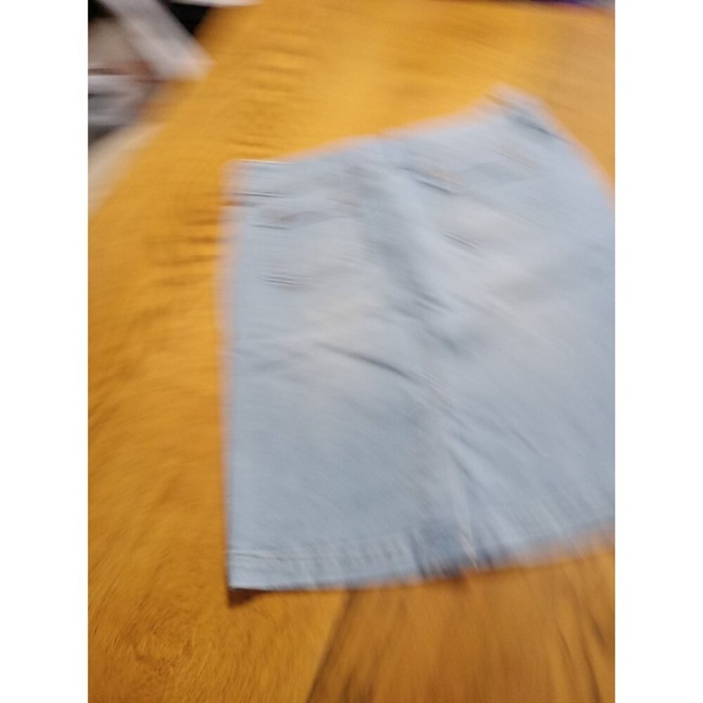 GAP Jeans Skirt Womens 6 Blue Light Preowned Summer Denim Spring Casual Work - Picture 6 of 7